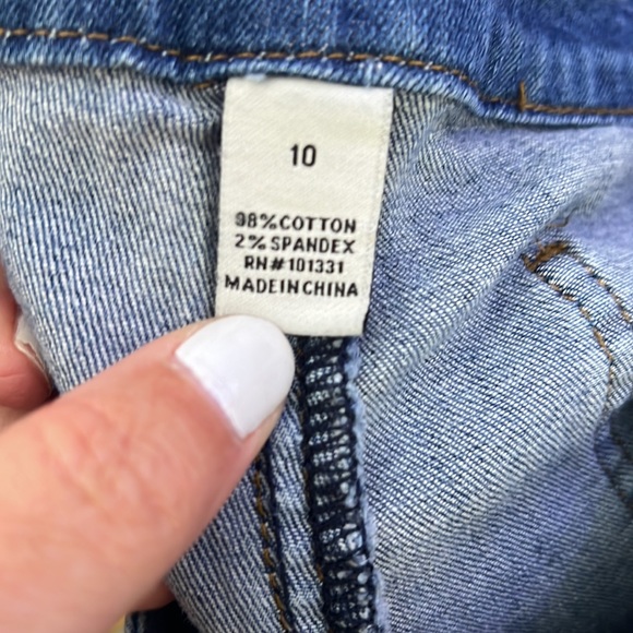 Refuge High arise Ripped Denim Skinny Jeans SZ 10 - Picture 4 of 4